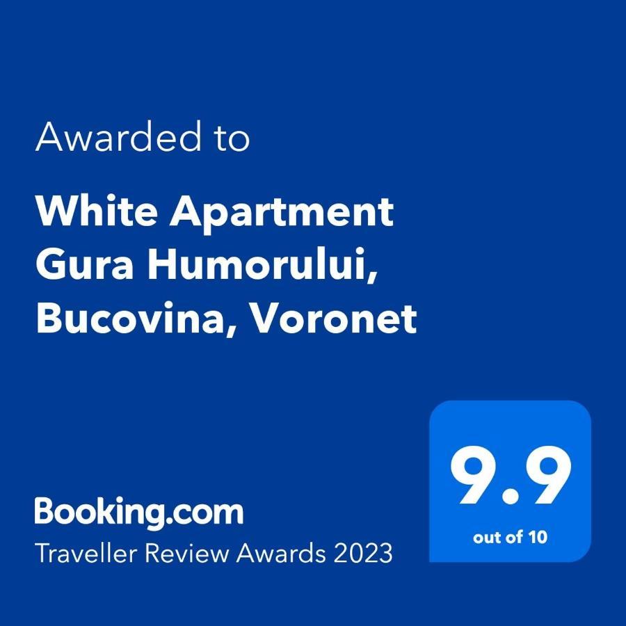 White Apartment Gura Humorului, Bucovina, Voronet Eksteriør bilde